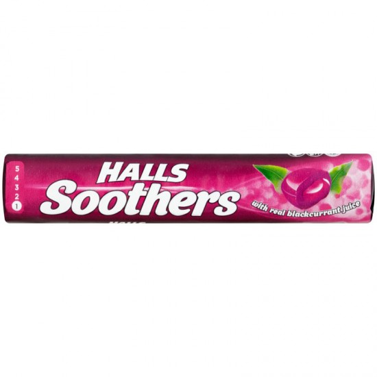 Halls Soothers Blackcurrant 20 X 45g Planet Candy Irelands Leading